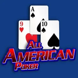 All American Poker slot logo by RTG (Reel Time Gaming) at Optimbet Casino