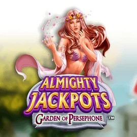 Almighty Jackpots: Garden of Persephone logo – Jackpots by Novomatic at Optimbet Casino
