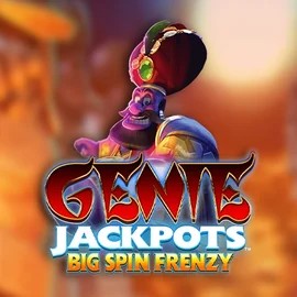 Genie Jackpots: Big Spin Frenzy online game logo by Blueprint Gaming on optimbet.org