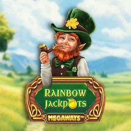 Rainbow Jackpots Megaways online game logo by Red Tiger Gaming on optimbet.org