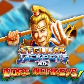 Stellar Jackpots with More Monkeys casino game by Lightning Box Game – featured logo at Optimbet Casino