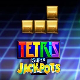 Tetris Super Jackpots slot visual from WMS available on optimbet.org