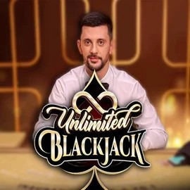 Official Live Casino logo: Unlimited Blackjack by Ezugi at Optimbet Casino